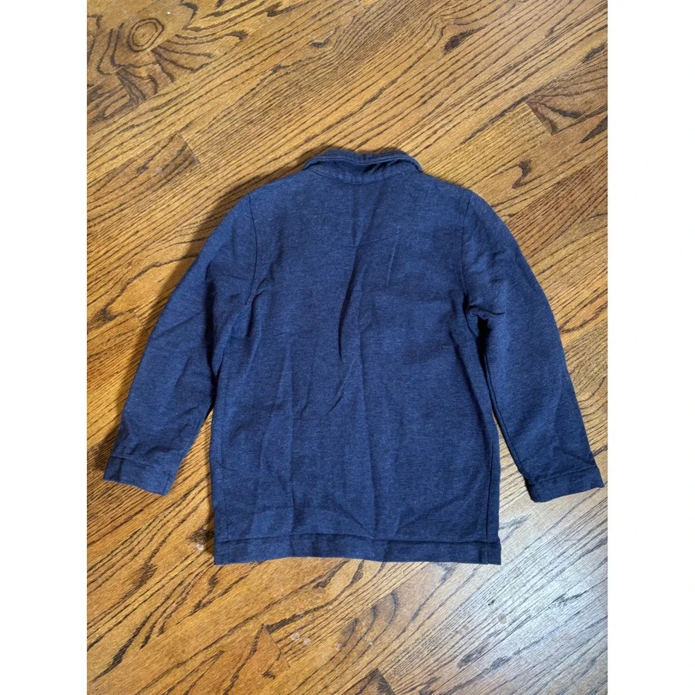 Hanna Andersson Jersey Knit Blazer Kids 4 Navy School Picture Day
